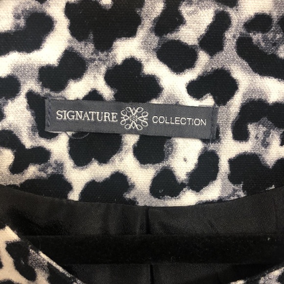 NWOT Animal print, dressy, light weight coat. - Picture 6 of 11